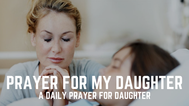 prayer for my daughter