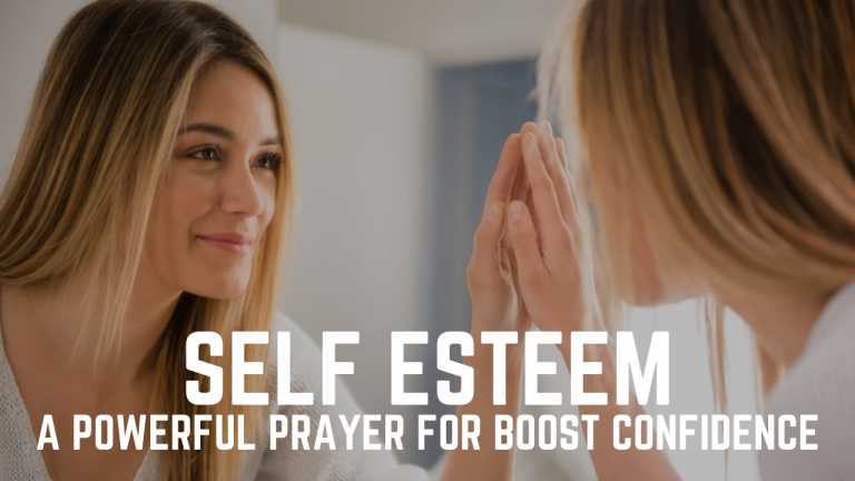 prayer for self esteem